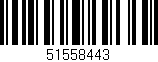 Código de barras (EAN, GTIN, SKU, ISBN): '51558443'