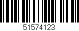 Código de barras (EAN, GTIN, SKU, ISBN): '51574123'