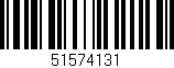 Código de barras (EAN, GTIN, SKU, ISBN): '51574131'