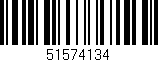 Código de barras (EAN, GTIN, SKU, ISBN): '51574134'