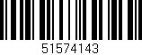 Código de barras (EAN, GTIN, SKU, ISBN): '51574143'
