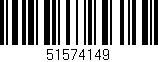 Código de barras (EAN, GTIN, SKU, ISBN): '51574149'