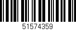 Código de barras (EAN, GTIN, SKU, ISBN): '51574359'