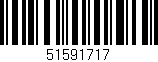 Código de barras (EAN, GTIN, SKU, ISBN): '51591717'