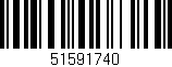 Código de barras (EAN, GTIN, SKU, ISBN): '51591740'