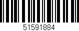 Código de barras (EAN, GTIN, SKU, ISBN): '51591884'