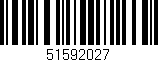 Código de barras (EAN, GTIN, SKU, ISBN): '51592027'