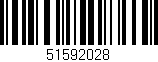Código de barras (EAN, GTIN, SKU, ISBN): '51592028'