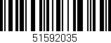 Código de barras (EAN, GTIN, SKU, ISBN): '51592035'