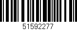 Código de barras (EAN, GTIN, SKU, ISBN): '51592277'