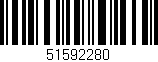 Código de barras (EAN, GTIN, SKU, ISBN): '51592280'