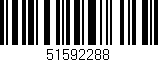 Código de barras (EAN, GTIN, SKU, ISBN): '51592288'