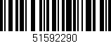 Código de barras (EAN, GTIN, SKU, ISBN): '51592290'