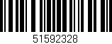 Código de barras (EAN, GTIN, SKU, ISBN): '51592328'