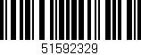 Código de barras (EAN, GTIN, SKU, ISBN): '51592329'