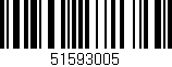 Código de barras (EAN, GTIN, SKU, ISBN): '51593005'