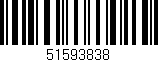 Código de barras (EAN, GTIN, SKU, ISBN): '51593838'