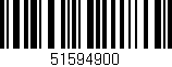 Código de barras (EAN, GTIN, SKU, ISBN): '51594900'