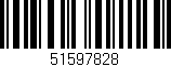 Código de barras (EAN, GTIN, SKU, ISBN): '51597828'