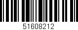 Código de barras (EAN, GTIN, SKU, ISBN): '51608212'
