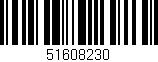 Código de barras (EAN, GTIN, SKU, ISBN): '51608230'