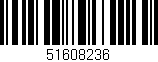 Código de barras (EAN, GTIN, SKU, ISBN): '51608236'