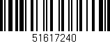 Código de barras (EAN, GTIN, SKU, ISBN): '51617240'