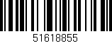 Código de barras (EAN, GTIN, SKU, ISBN): '51618855'