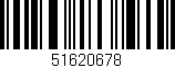 Código de barras (EAN, GTIN, SKU, ISBN): '51620678'