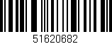 Código de barras (EAN, GTIN, SKU, ISBN): '51620682'
