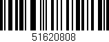 Código de barras (EAN, GTIN, SKU, ISBN): '51620808'