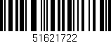 Código de barras (EAN, GTIN, SKU, ISBN): '51621722'
