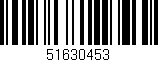 Código de barras (EAN, GTIN, SKU, ISBN): '51630453'