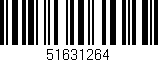 Código de barras (EAN, GTIN, SKU, ISBN): '51631264'