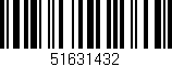 Código de barras (EAN, GTIN, SKU, ISBN): '51631432'