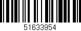 Código de barras (EAN, GTIN, SKU, ISBN): '51633954'