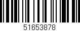 Código de barras (EAN, GTIN, SKU, ISBN): '51653878'