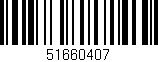 Código de barras (EAN, GTIN, SKU, ISBN): '51660407'