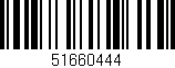 Código de barras (EAN, GTIN, SKU, ISBN): '51660444'