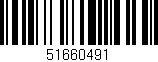 Código de barras (EAN, GTIN, SKU, ISBN): '51660491'