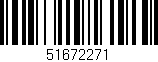 Código de barras (EAN, GTIN, SKU, ISBN): '51672271'