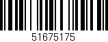 Código de barras (EAN, GTIN, SKU, ISBN): '51675175'