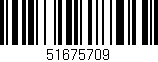 Código de barras (EAN, GTIN, SKU, ISBN): '51675709'