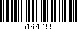 Código de barras (EAN, GTIN, SKU, ISBN): '51676155'