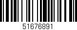 Código de barras (EAN, GTIN, SKU, ISBN): '51676891'
