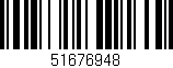 Código de barras (EAN, GTIN, SKU, ISBN): '51676948'