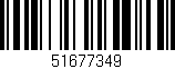 Código de barras (EAN, GTIN, SKU, ISBN): '51677349'