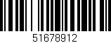 Código de barras (EAN, GTIN, SKU, ISBN): '51678912'