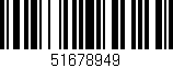 Código de barras (EAN, GTIN, SKU, ISBN): '51678949'
