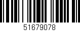 Código de barras (EAN, GTIN, SKU, ISBN): '51679078'